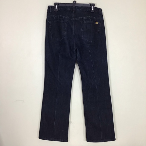 Bill Blass  Women’s Bootcut dark Wash Jeans Size 10 - Picture 3 of 9